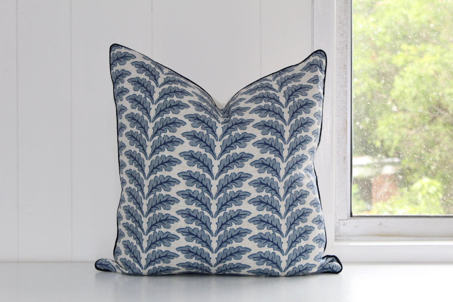 Woodcote Navy Misty Olive Green  Cushion covers