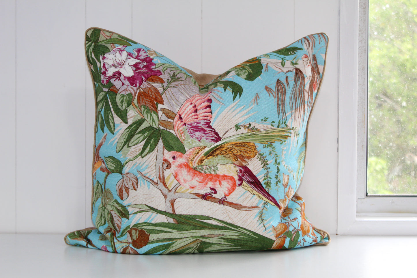 Pink Parrot Cushion Covers by Ralph Lauren