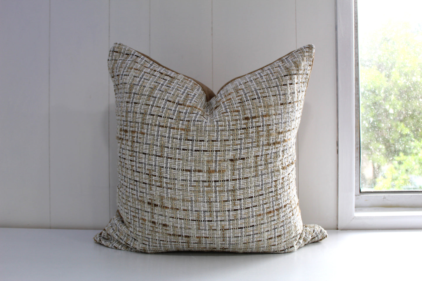 Gold weave Cushion covers