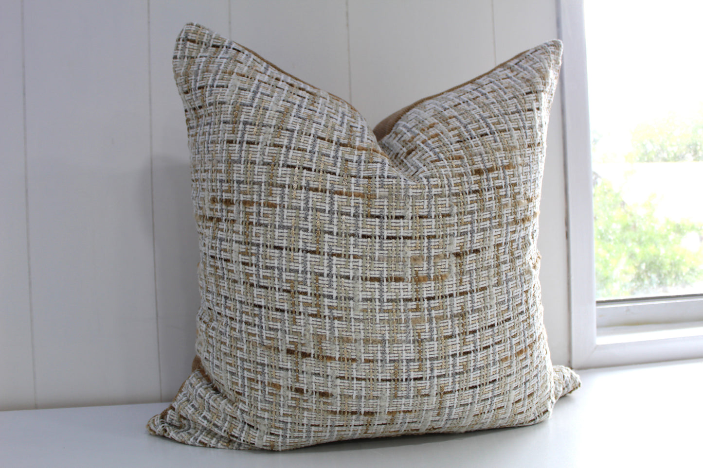 Gold weave Cushion covers