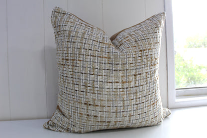 Gold weave Cushion covers