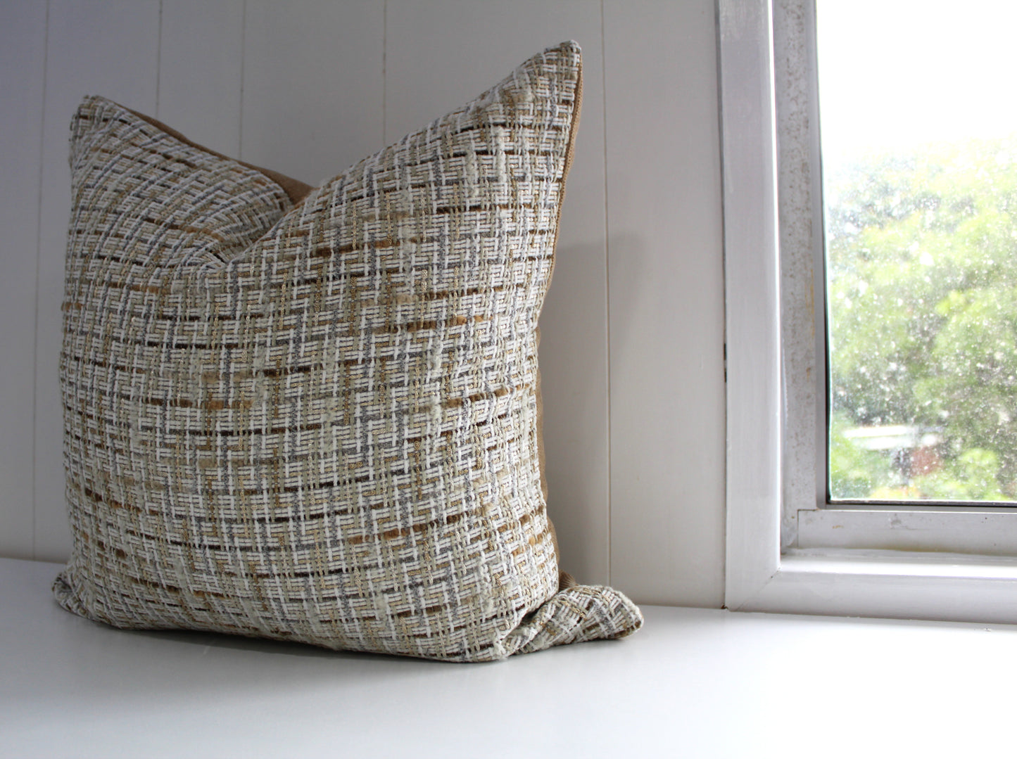 Gold weave Cushion covers