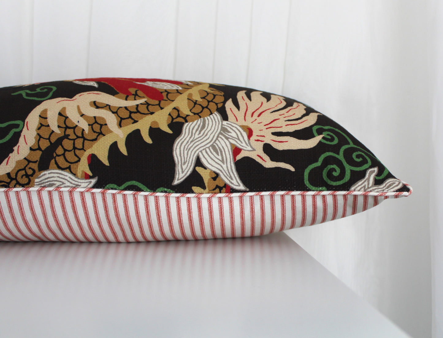 Exotic Dragon Cushion covers. Feature Cushion, Reversible cushion covers