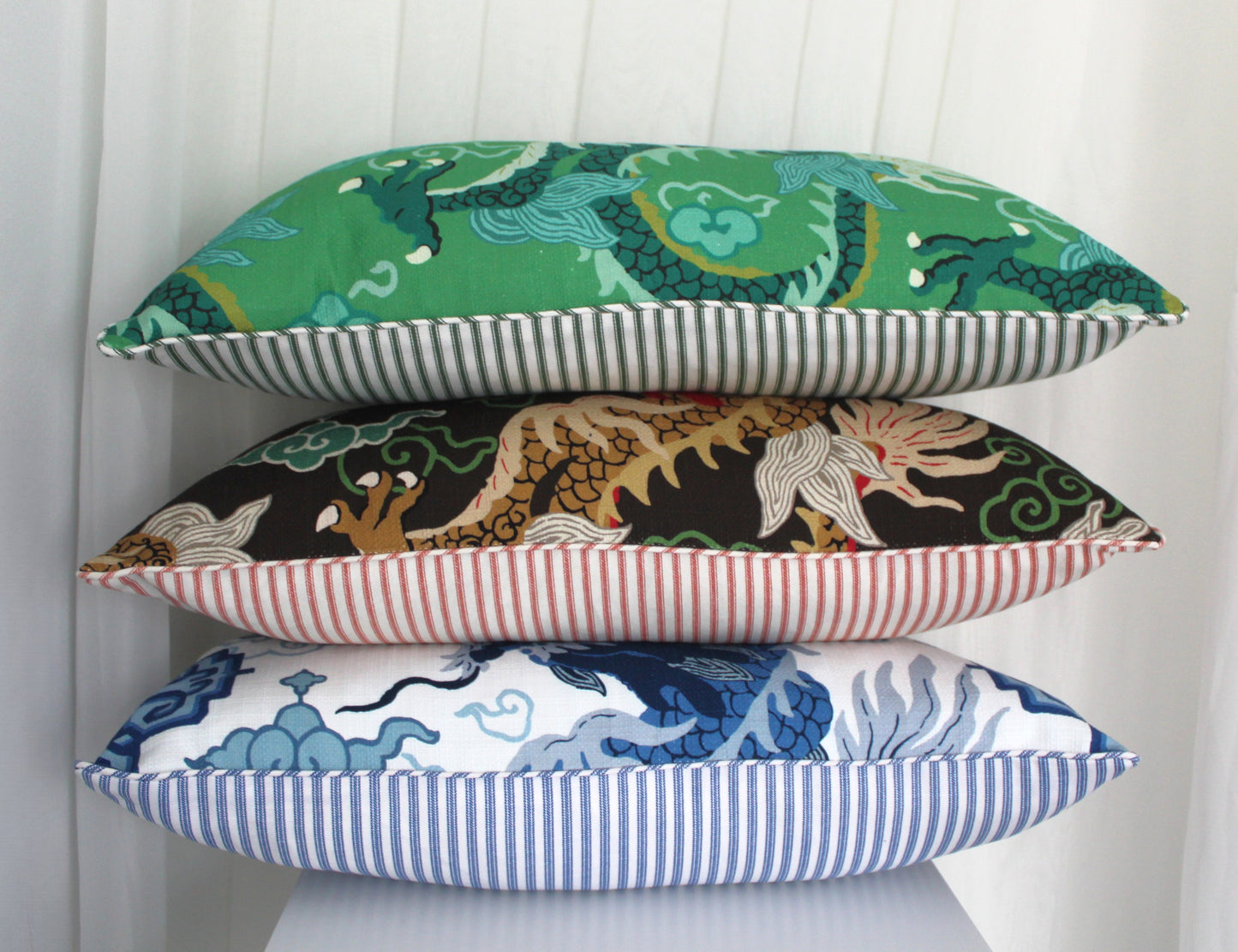 Exotic Dragon Cushion covers. Feature Cushion, Reversible cushion covers