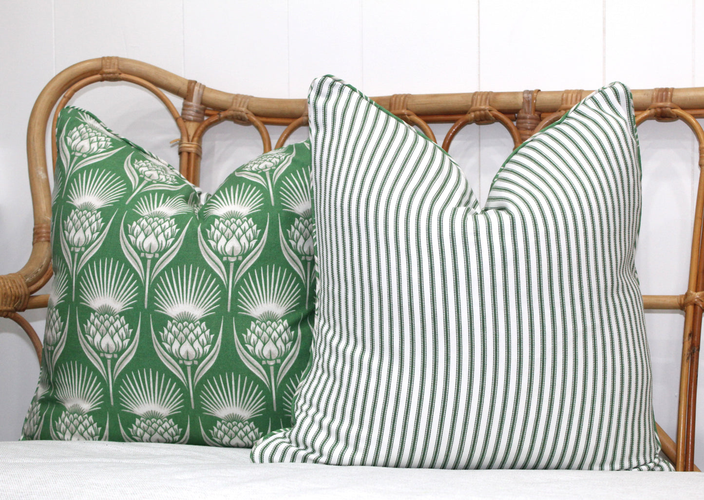 Green Pattern cushion covers