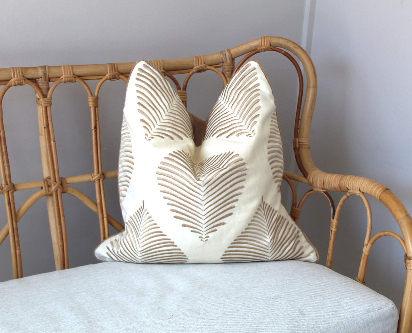 Gold Embroidered Cushion Covers