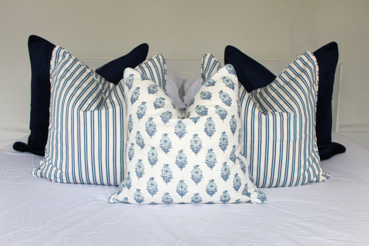 Blue Poppy Cushion covers