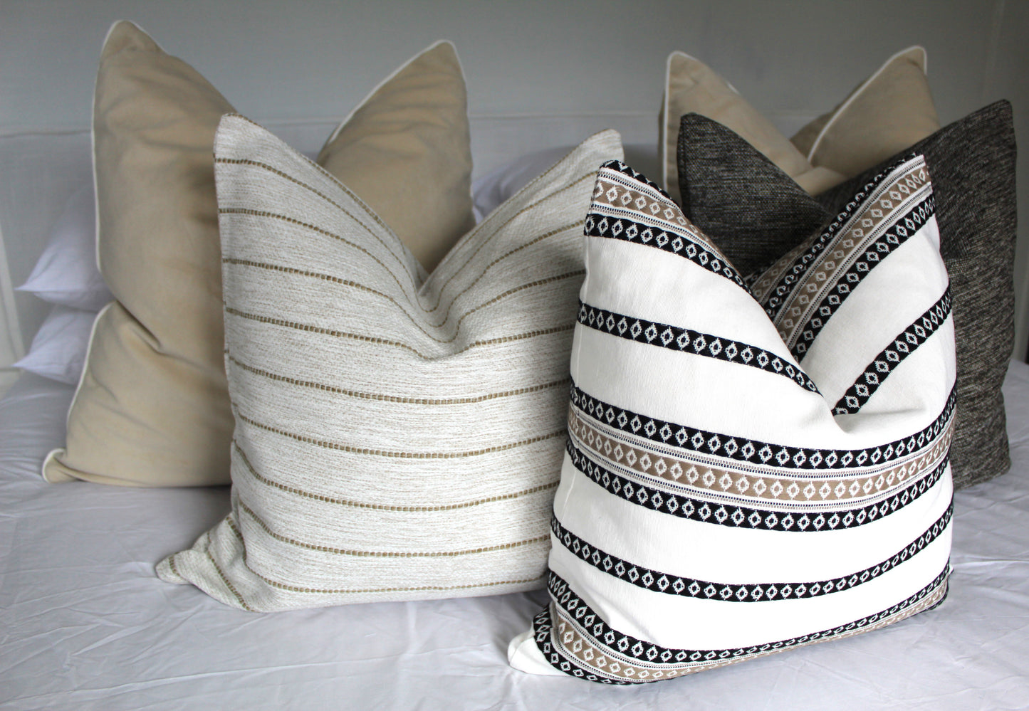 Boho style cushion covers