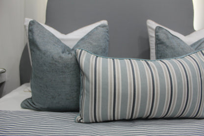 Duck egg Blue Textured Cushion covers