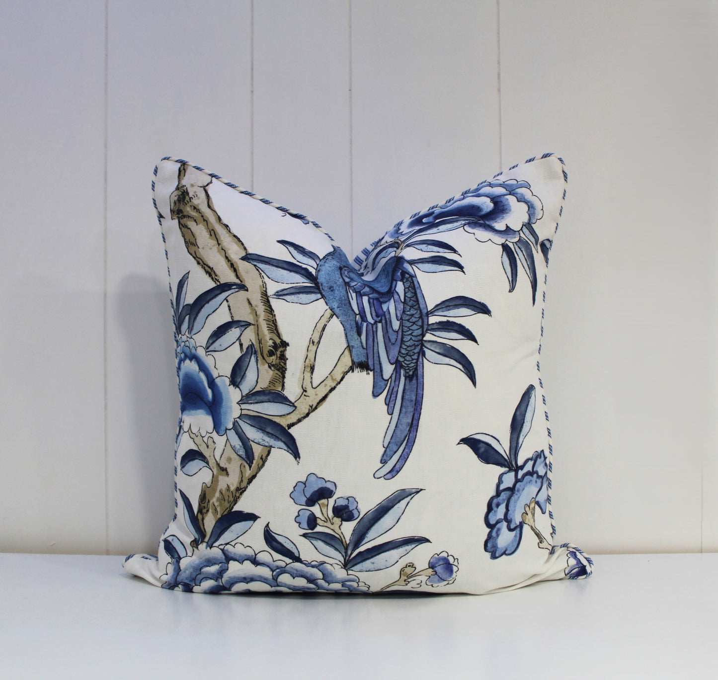 Thibaut Blue Bird Cushion Covers