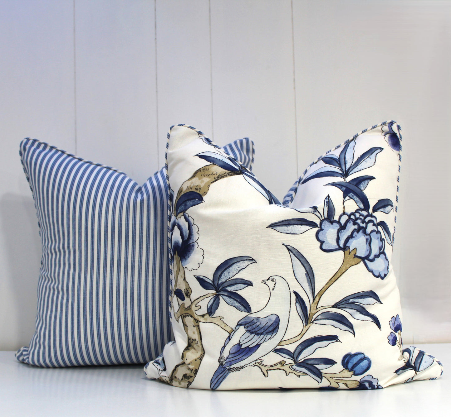 Thibaut Blue Bird Cushion Covers