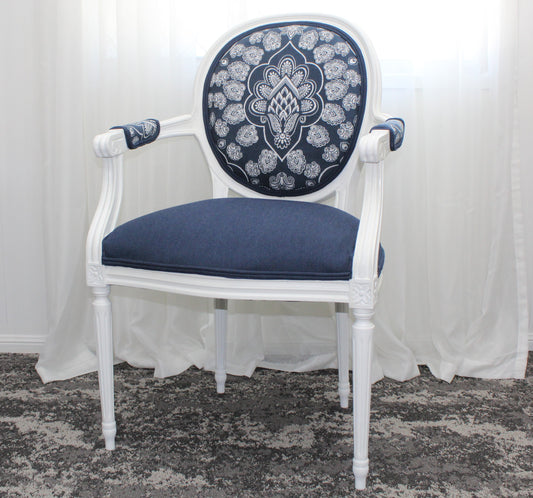 Hampton Style Provincial French Chair