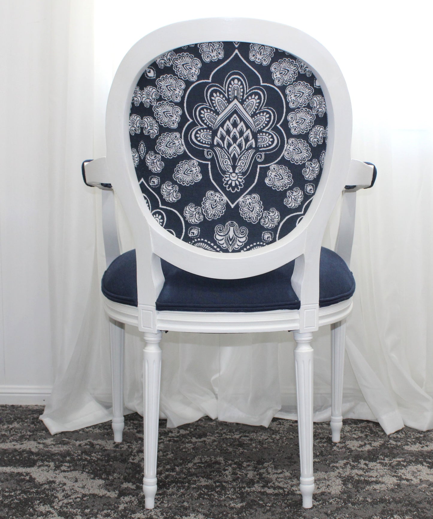 Hampton Style Provincial French Chair