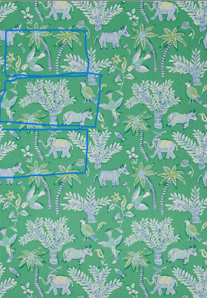 GOA Green Lumbar Cushion from Thibaut