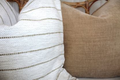 Raw Basketweave Cushion covers