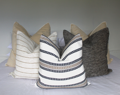 Raw Basketweave Cushion covers