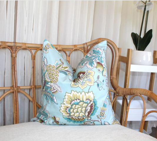 Large floral Reversible cushion covers Made in Australia