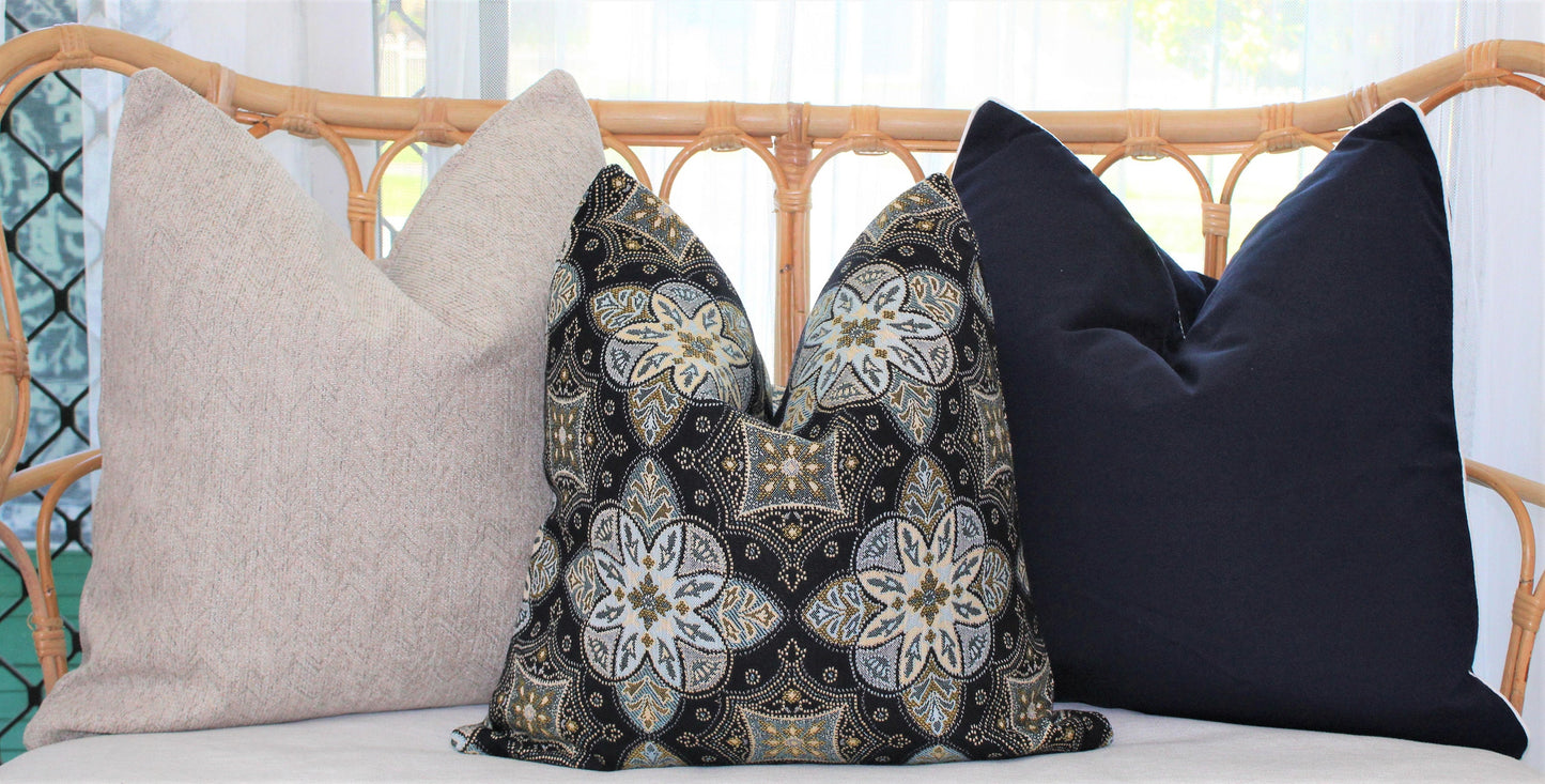 Sunbrella Mecca Geometric Cushion Covers