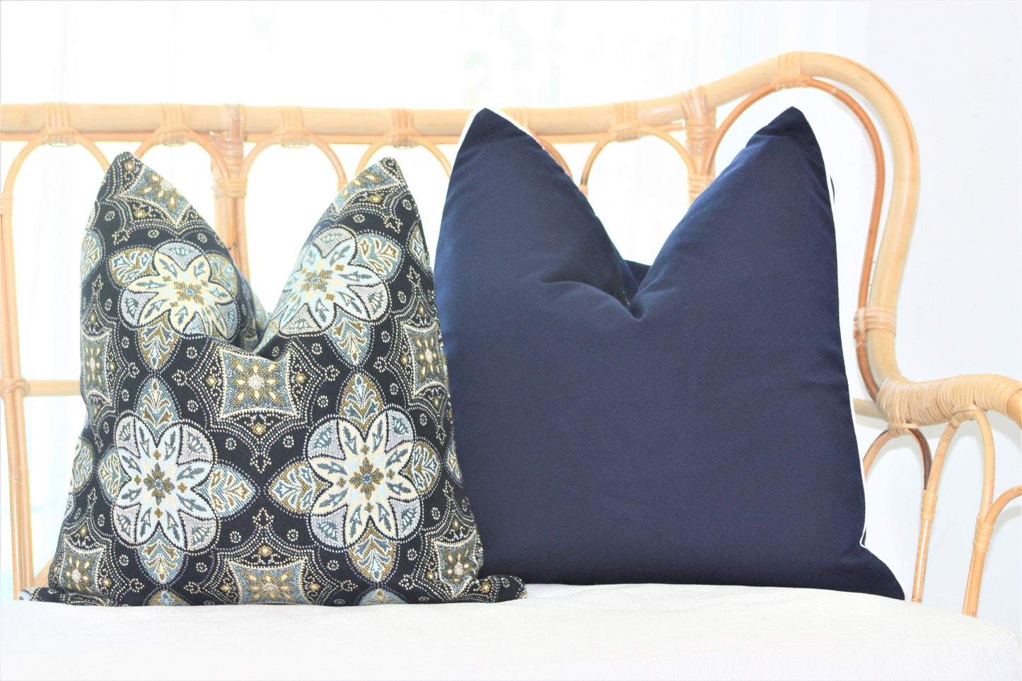 Sunbrella Mecca Geometric Cushion Covers