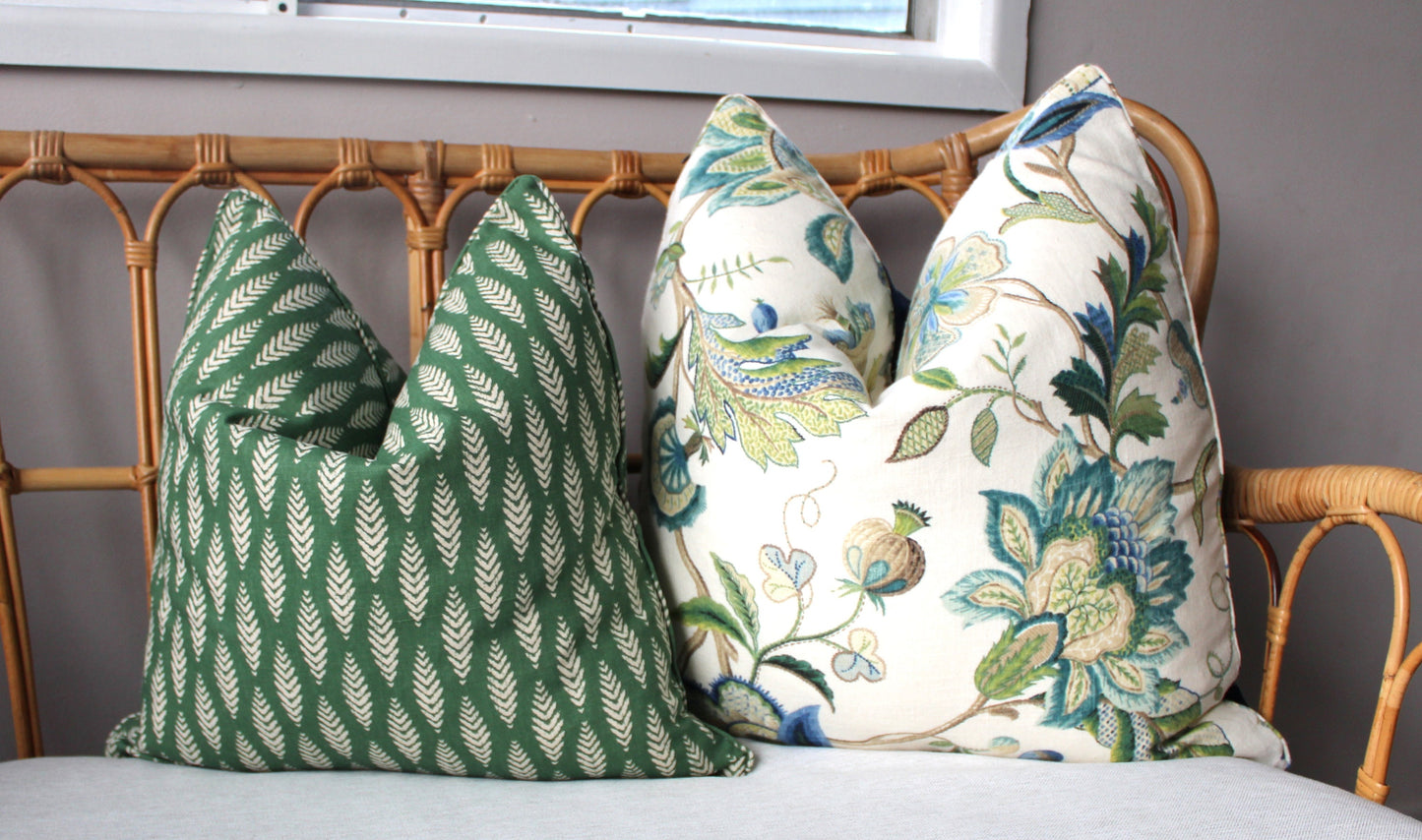 Forest Foliage Cushion Covers