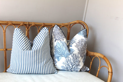 Coral Embroidered cushion covers