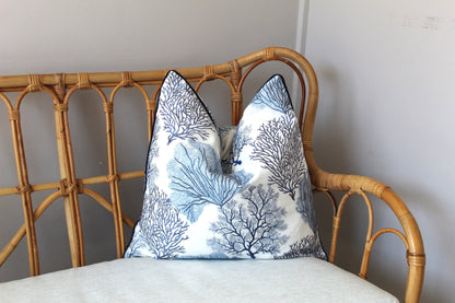 Coral Embroidered cushion covers