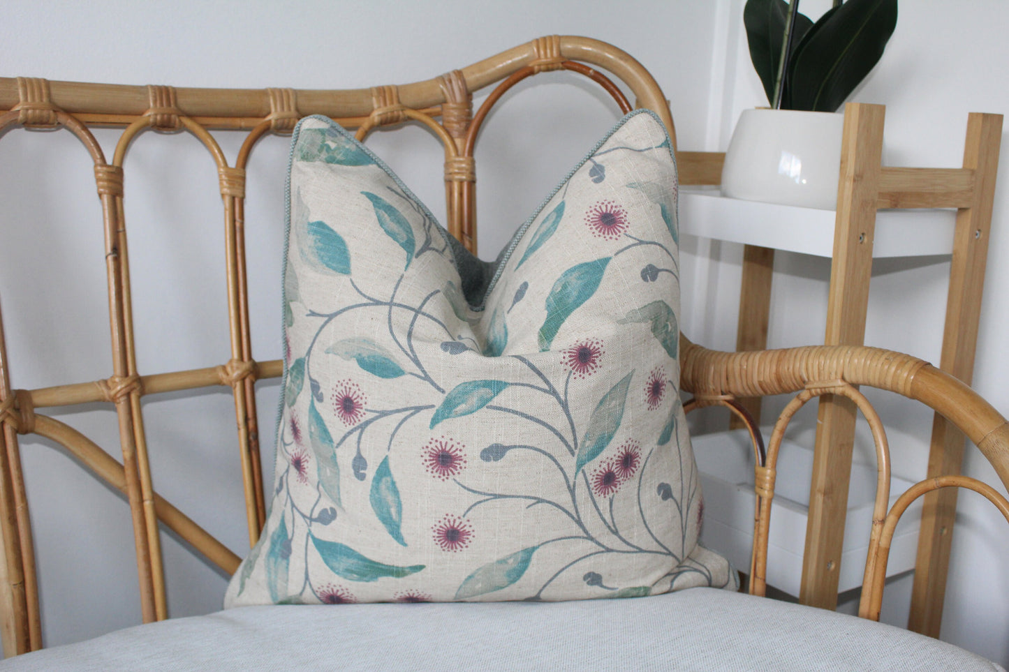 Hepburn eucalyptus cushion cover