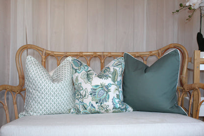 Seafoam Floral Cushion Covers