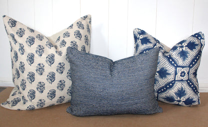 Anna Spiro Camona Cushion Covers in Blue