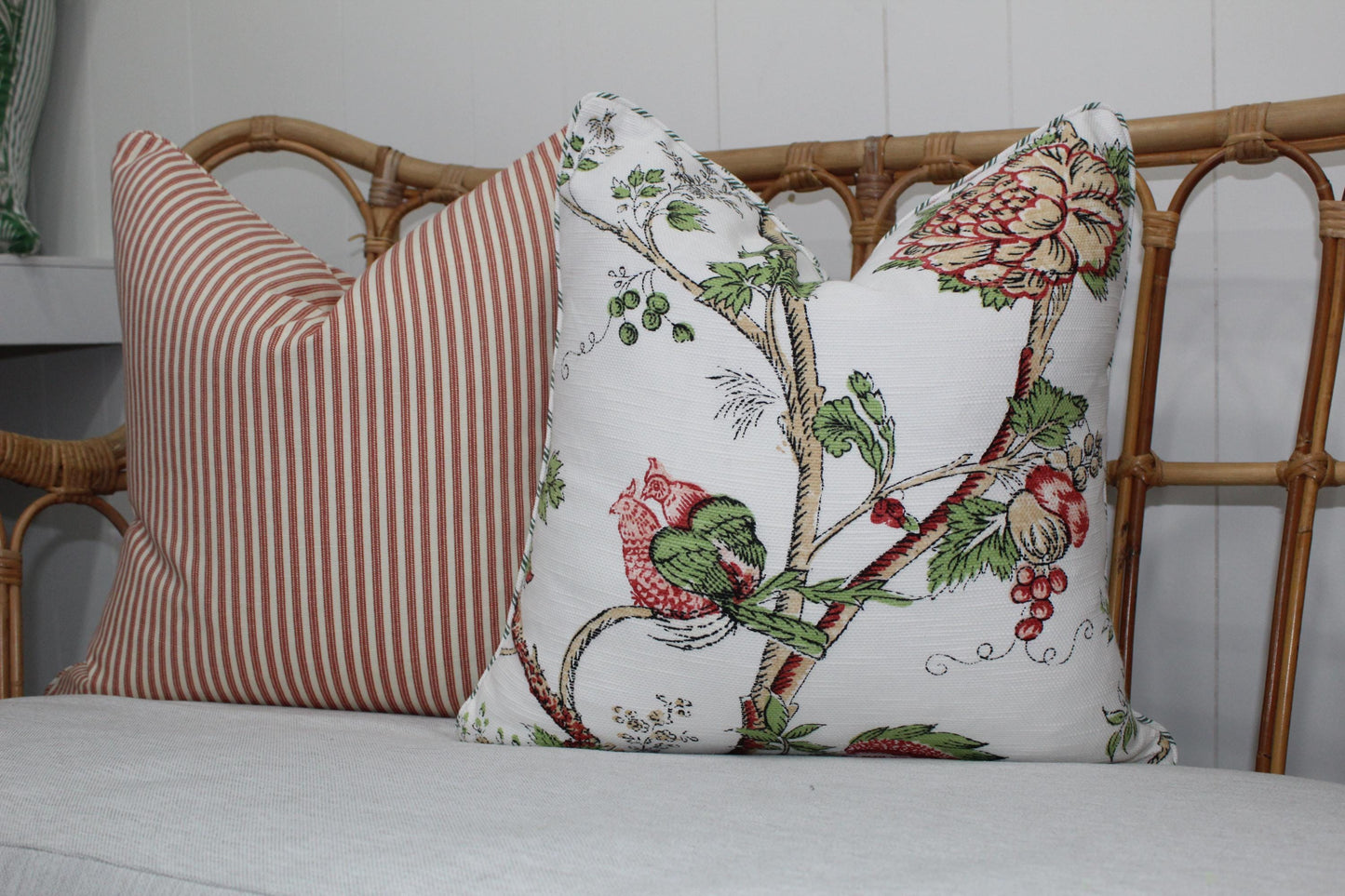 Lovebirds Cushion cover by Thibaut