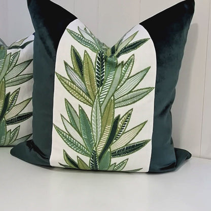 Eucalyptus Velvet Cushion Covers