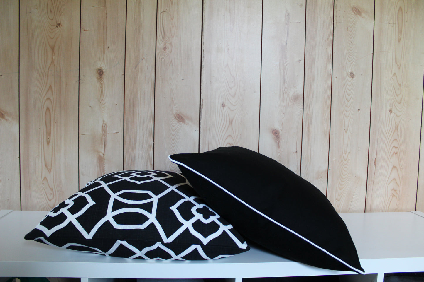 Black and white Outdoor cushion covers