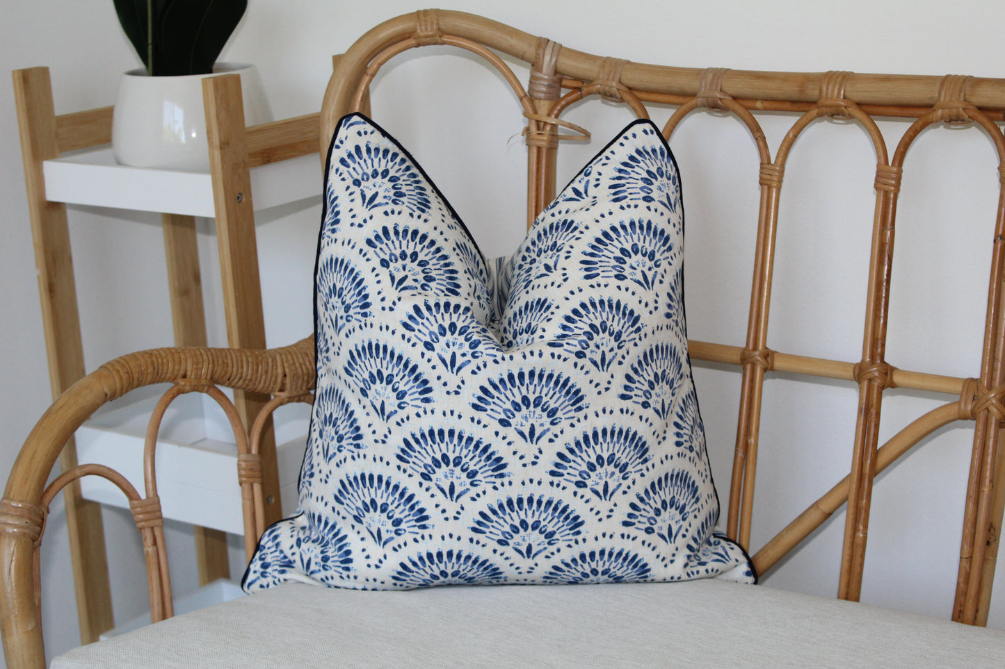 Amelia Twill in Blue Cushion covers