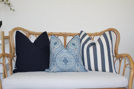Set of 3 Hampton Style cushion covers