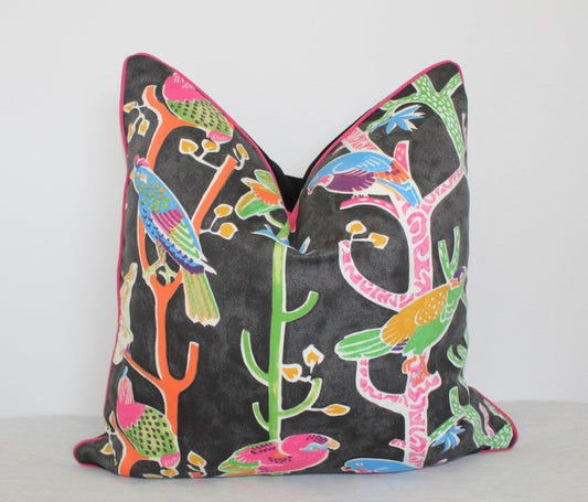 Little birds in trees Cushion covers