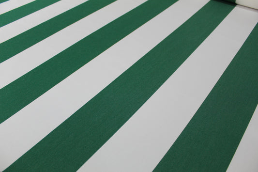 Sunbrella Green Bar Stripe Fabric