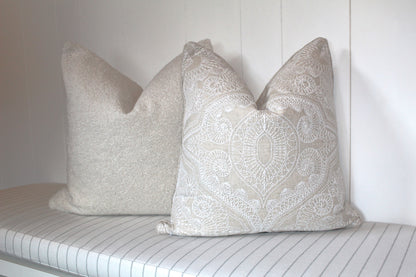 Embroidered Boho style cushion covers