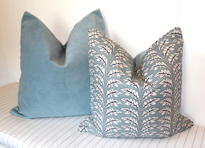 Woodcote Toned down dusty baby blue Cushion covers