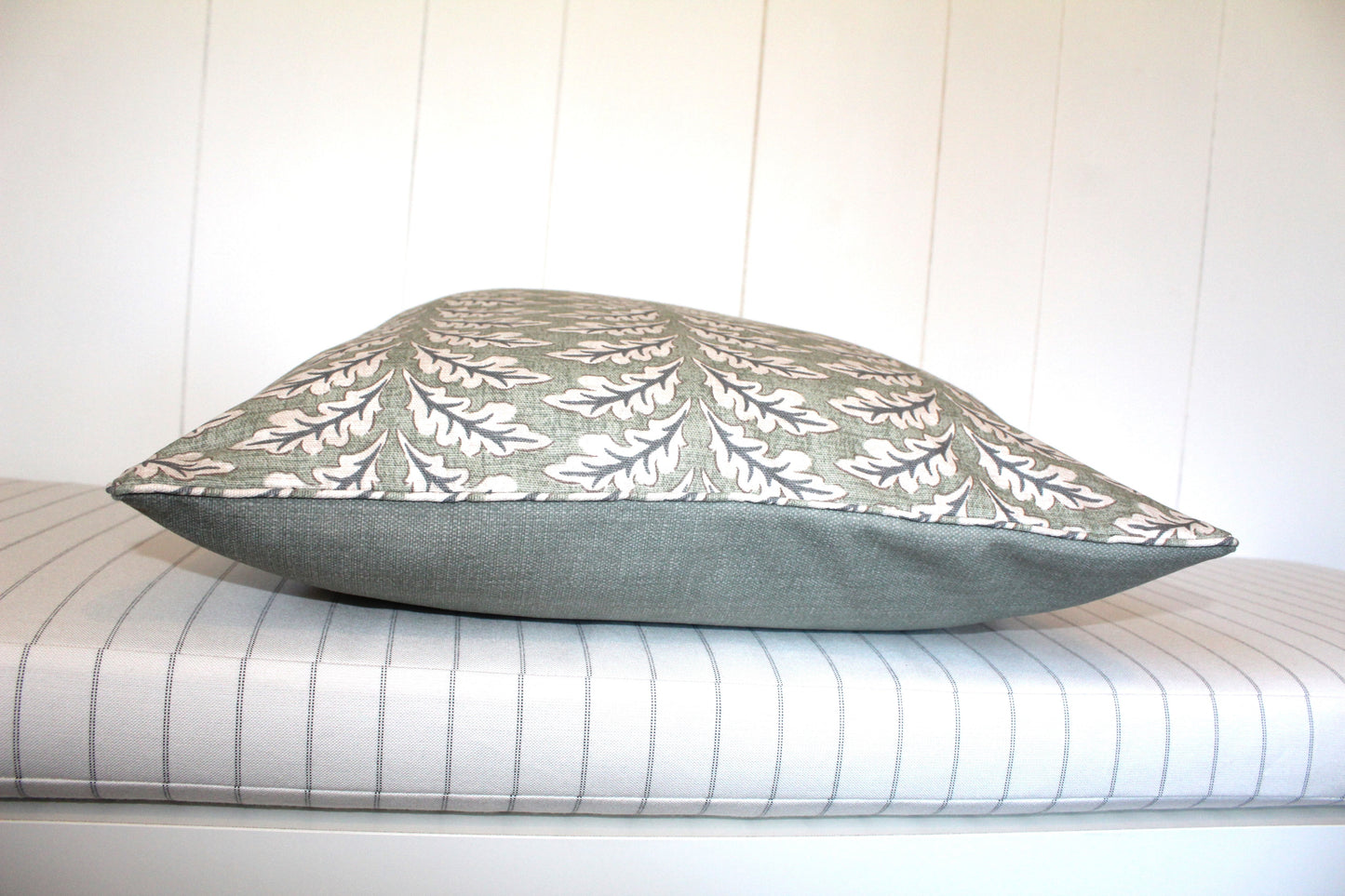 Woodcote Oak Misty Olive Green  Cushion covers