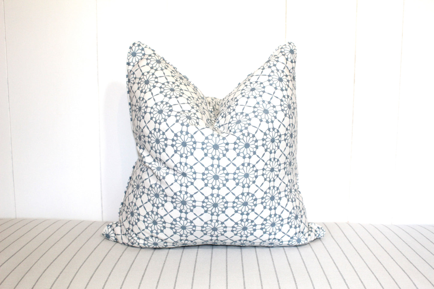 Baby Blue geometric cushion covers