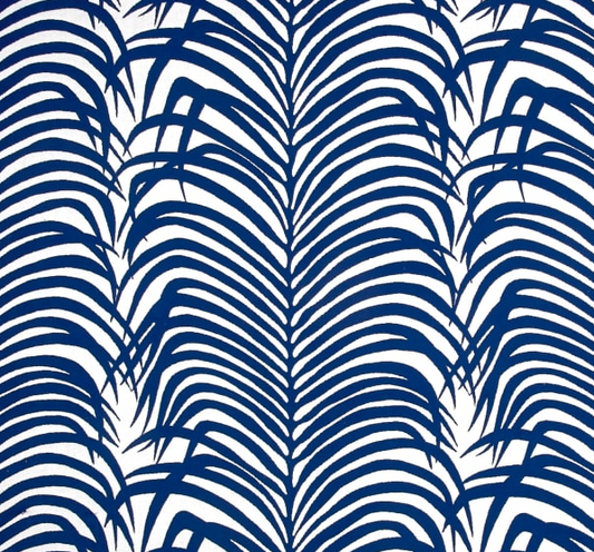 Schumacher Classic Zebra Palm Fabric