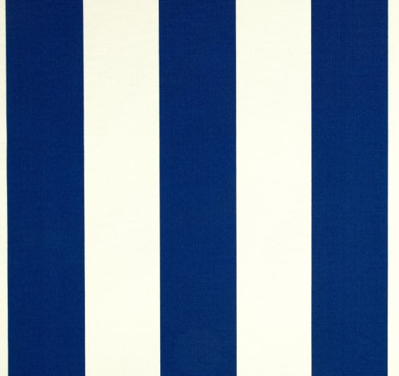 Cobalt Striped Fabric