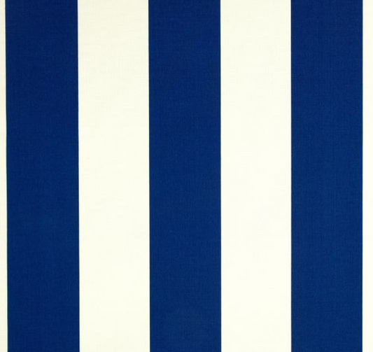 Cobalt Striped Fabric