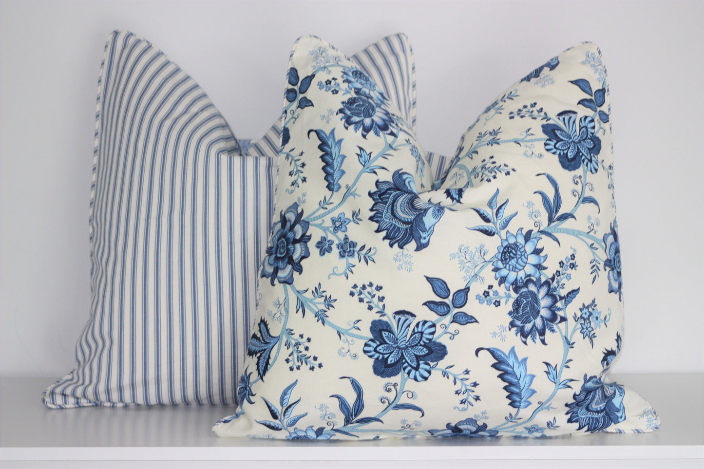 Hampton's style REVERSIBLE cushion covers