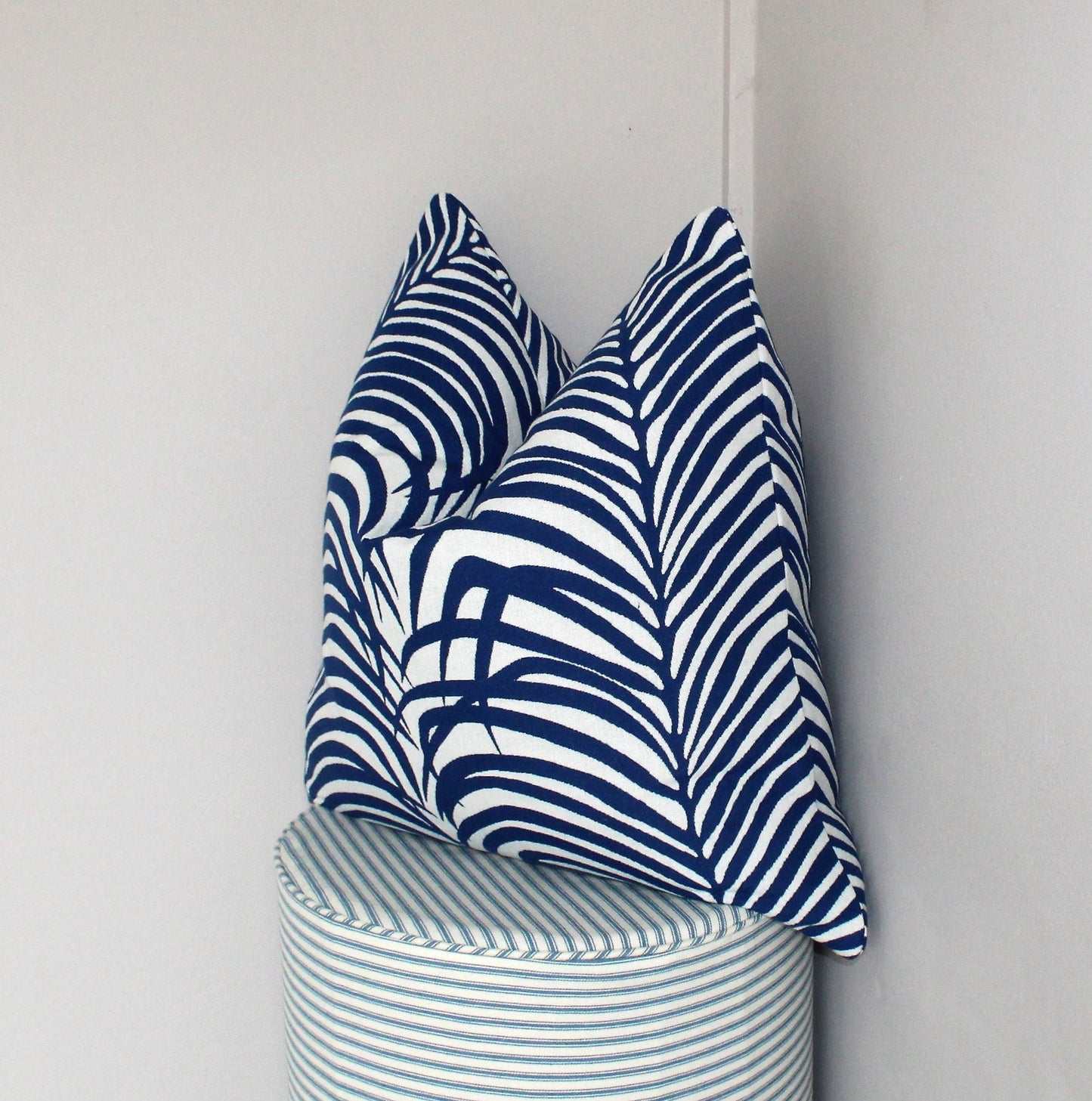 Zebra Palms Cushion covers by Schumacher