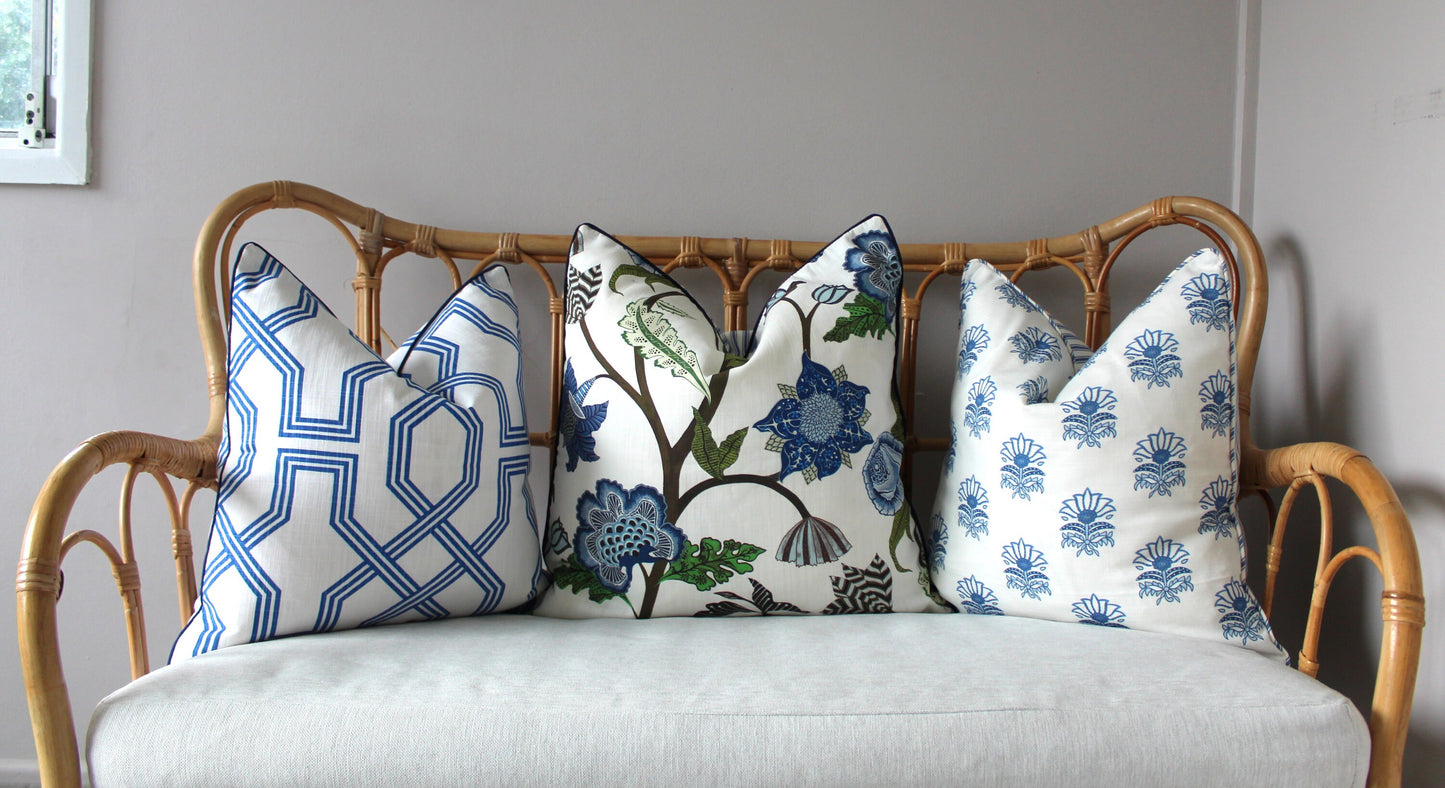 Palampore Linen Pacific Cushion covers