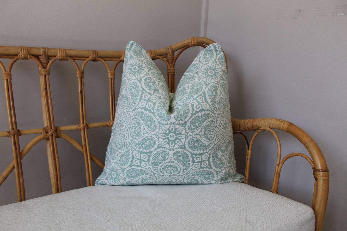 Seafoam Geometric Cushion Covers