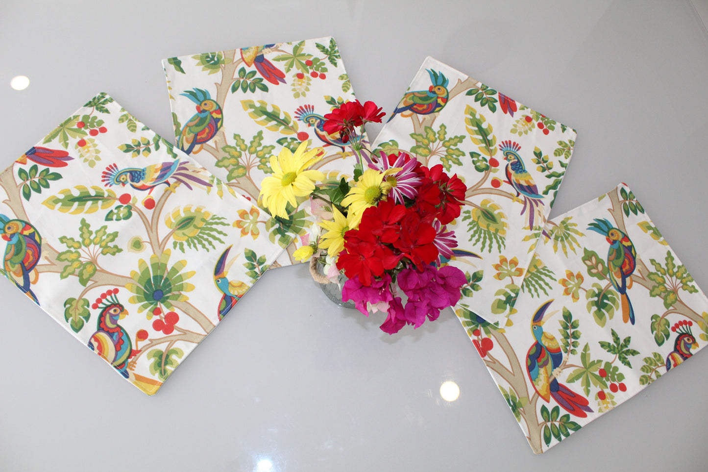 End of the LINE Bargains. Indoor / Outdoor table cloth, table dressings, made in Australia